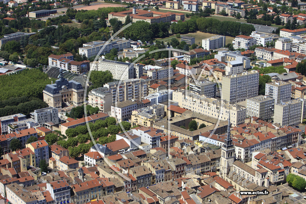 Photo arienne de Villefranche-sur-Sane