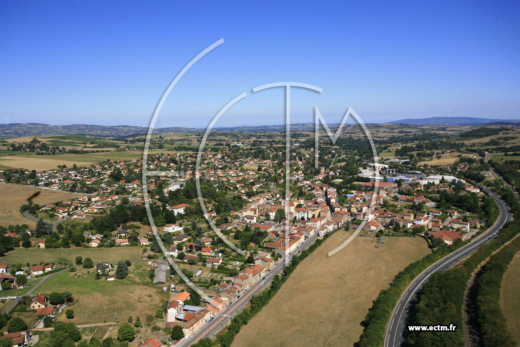 Photo arienne de Pontcharra-sur-Turdine