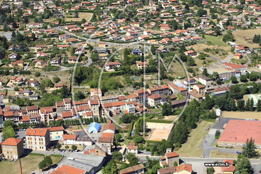 Photo arienne de Pontcharra-sur-Turdine