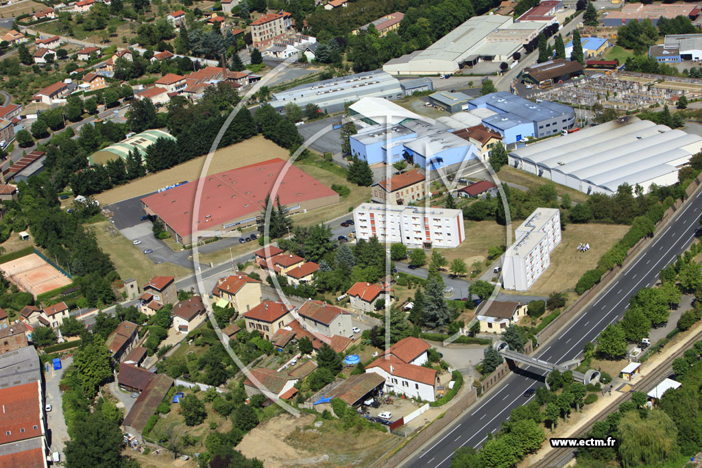 Photo arienne de Pontcharra-sur-Turdine