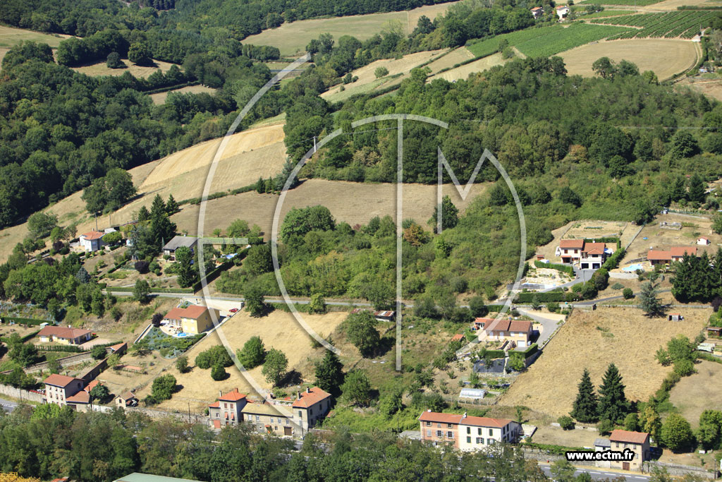 Photo arienne de Pontcharra-sur-Turdine