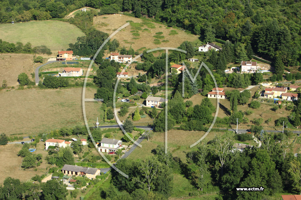 Photo arienne de Saint-Pierre-la-Palud (Le Petit Saint-Bonnet)