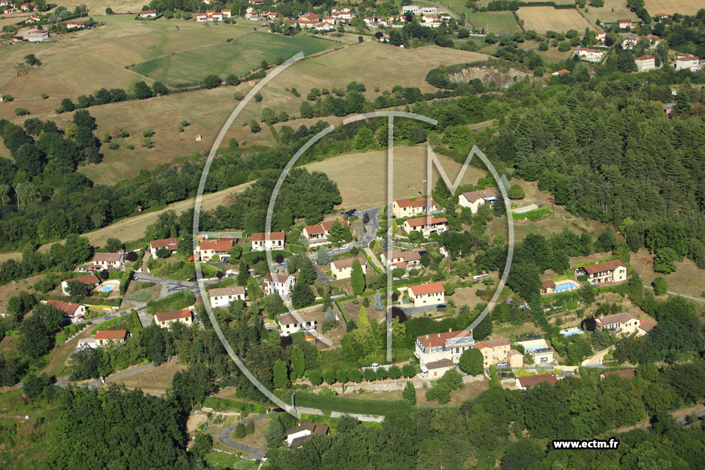 Photo arienne de Saint-Pierre-la-Palud (La Prollire)