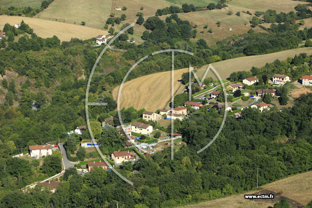 Photo arienne de Saint-Pierre-la-Palud (La Prollire)