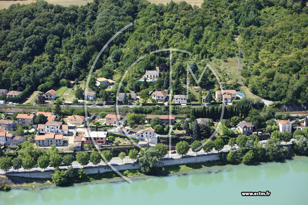 Photo arienne de Givors (La Tour)