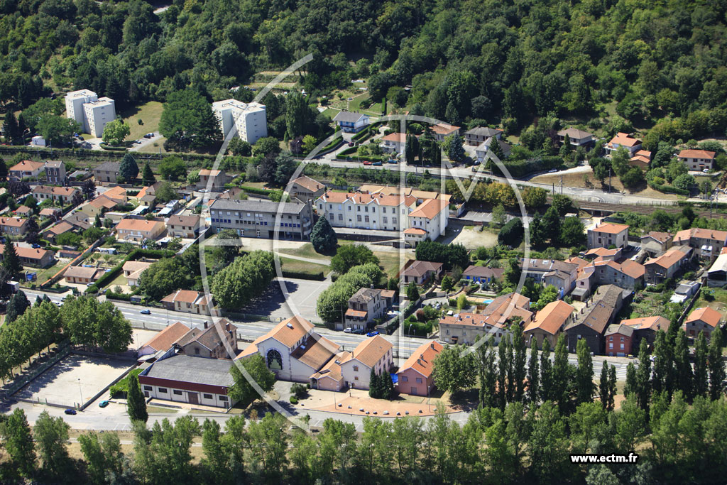 Photo arienne de Givors (La Tour)