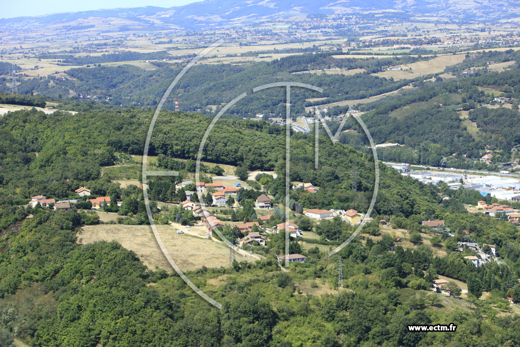 Photo arienne de Givors (Les Hauts de Givors)