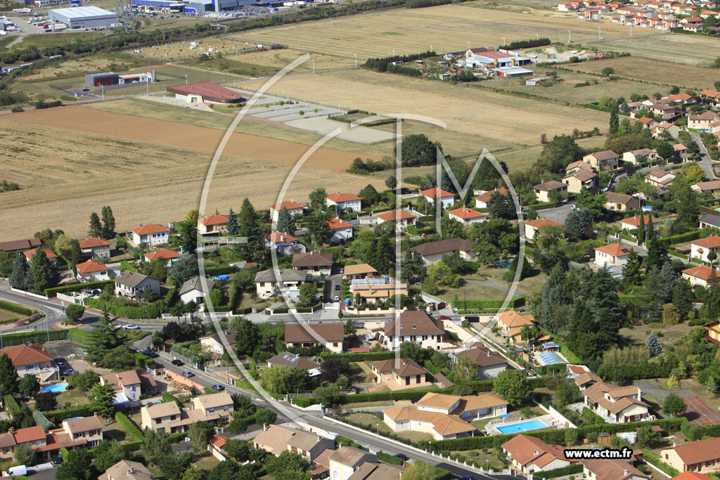 Photo arienne de Mions (Chemin du Charbonnier)