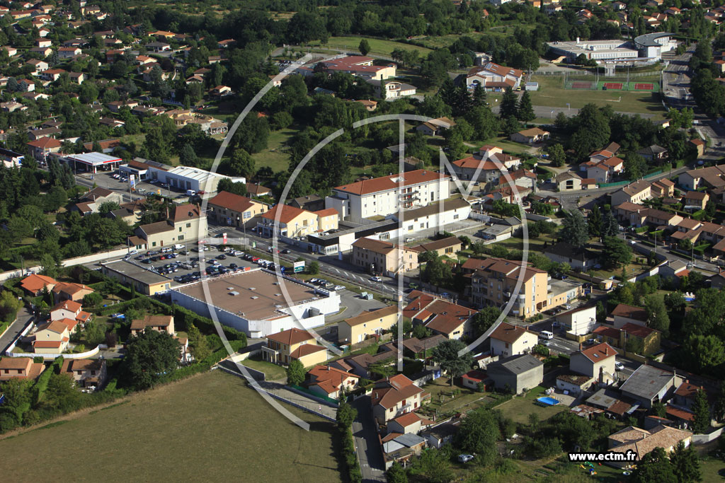 Photo arienne de Saint-Bonnet-de-Mure (Chemin des Engrives)