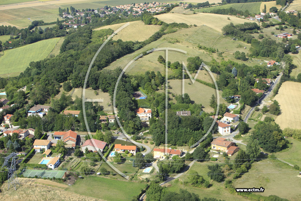 Photo arienne de Saint-Pierre-de-Chandieu (Les Granges)