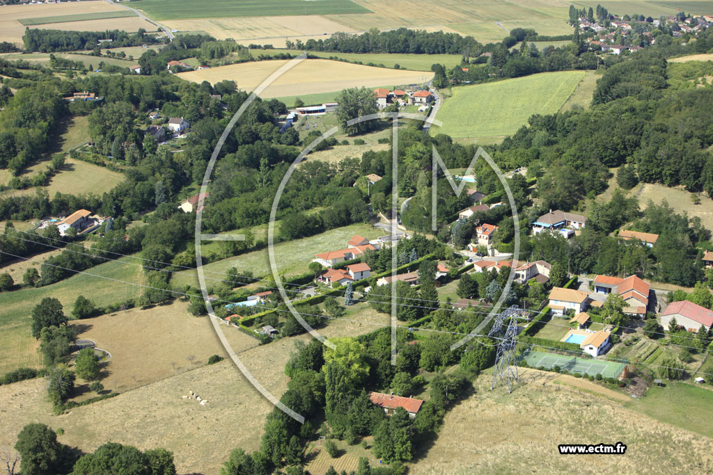 Photo arienne de Saint-Pierre-de-Chandieu (Les Granges)