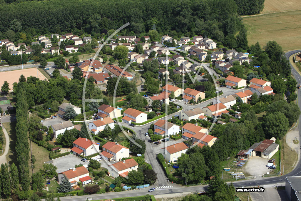 Photo arienne de Saint-Symphorien-d'Ozon