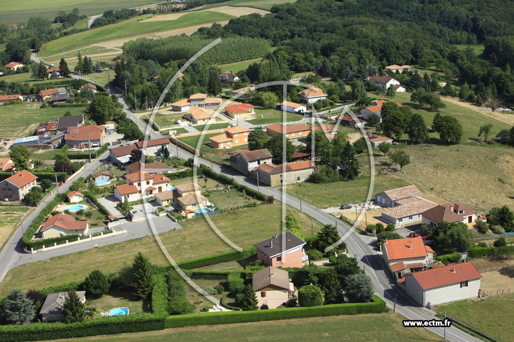 Photo arienne de Valencin (Le Fayet)