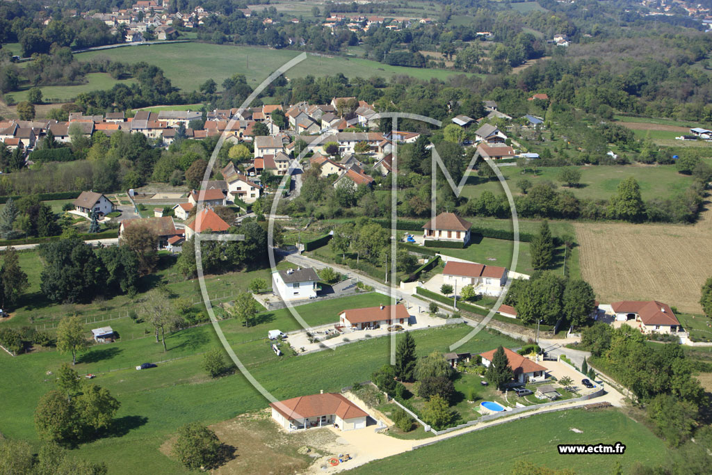 Photo arienne de Bouvesse-Quirieu (Marlieu)