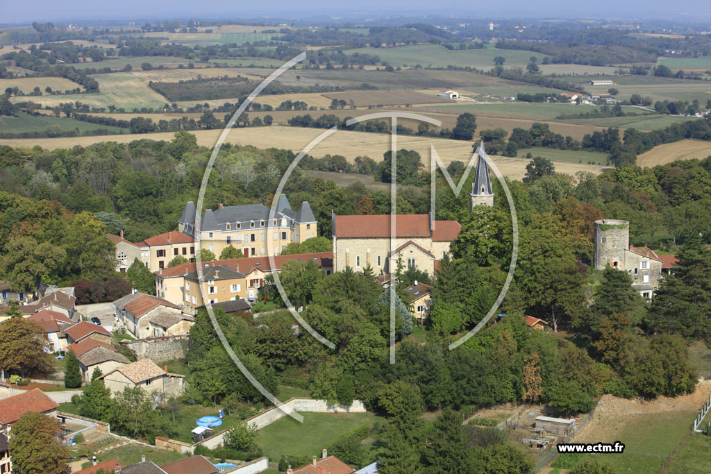 Photo arienne de Colombier-Saugnieu