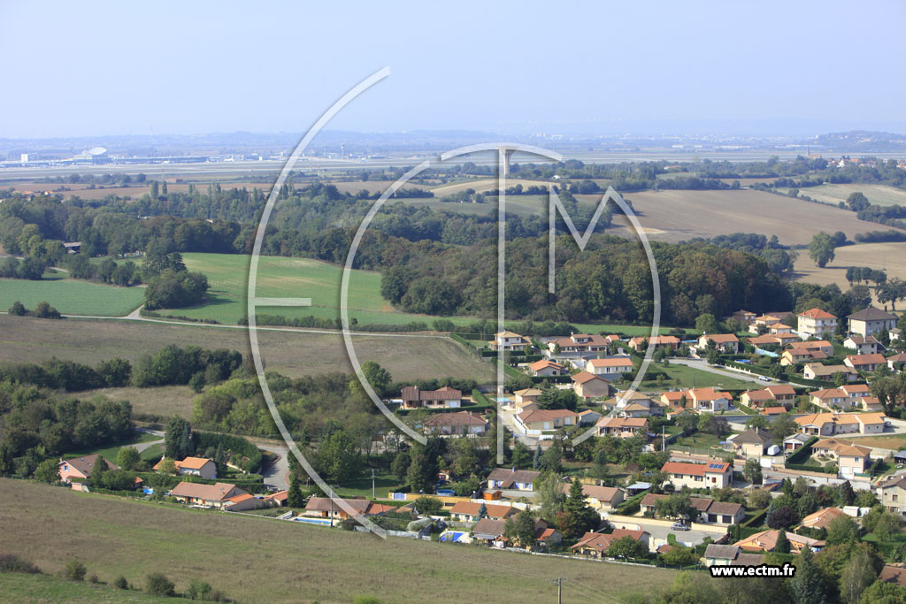 Photo arienne de Colombier-Saugnieu (Montcul)