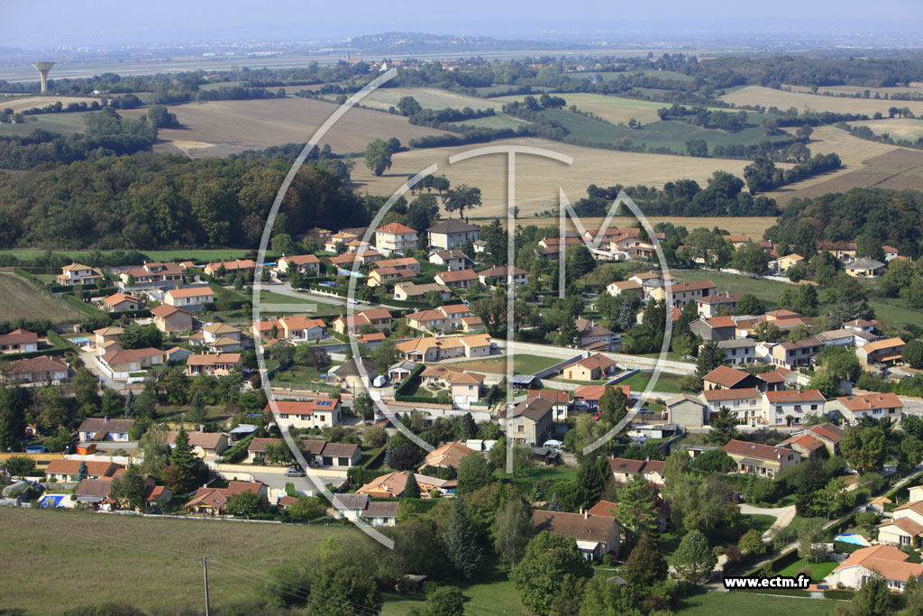 Photo arienne de Colombier-Saugnieu (Montcul)