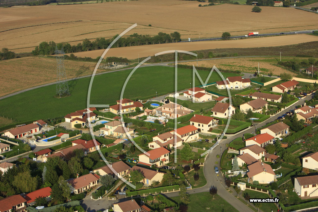 Photo arienne de Heyrieux (Lotissement Clos des Granges)