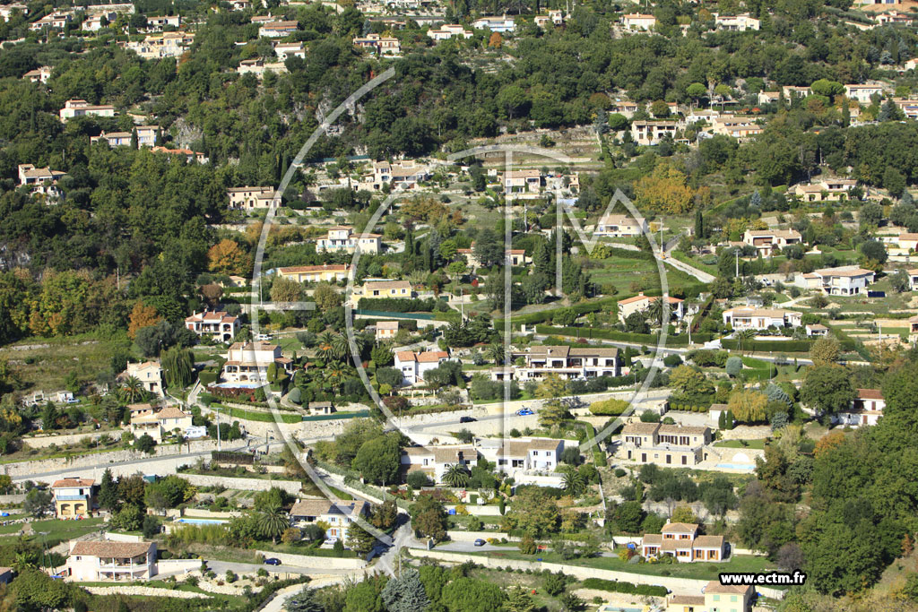 Photo arienne de Saint-Jeannet (Chemin des Sausses)