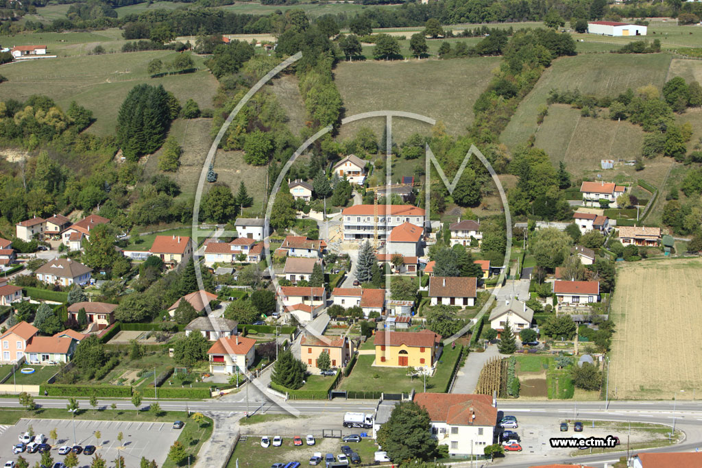 Photo arienne de Saint-Jean-de-Bournay