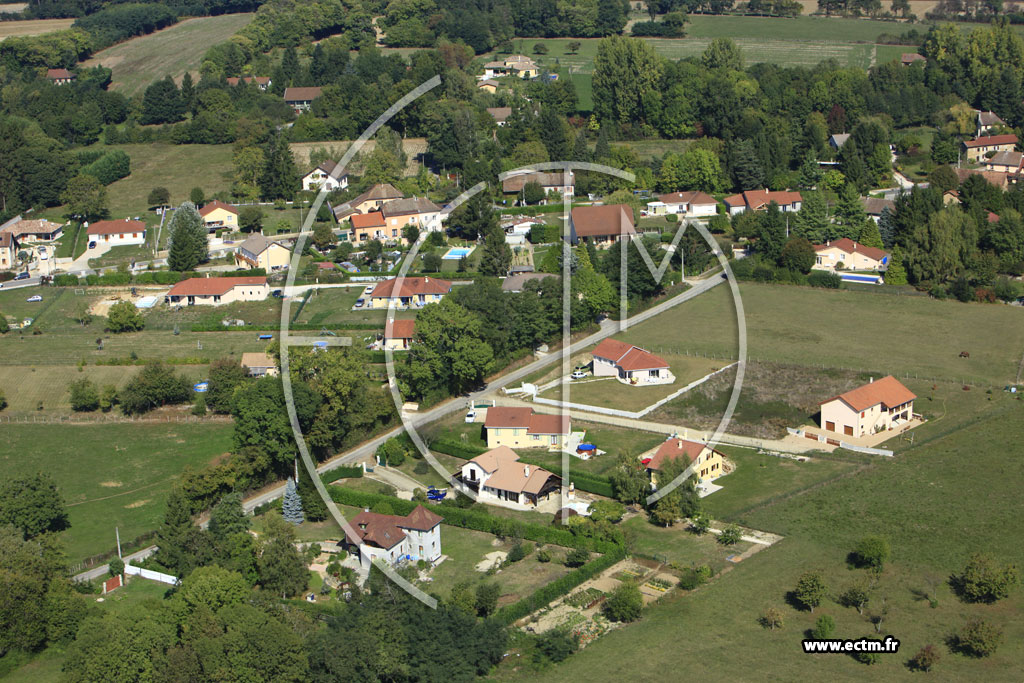 Photo arienne de La Chapelle-de-la-Tour (Les Palleteaux)