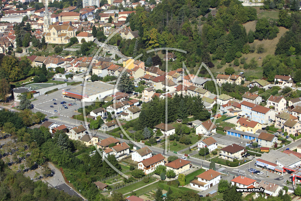 Photo arienne de La Tour-du-Pin