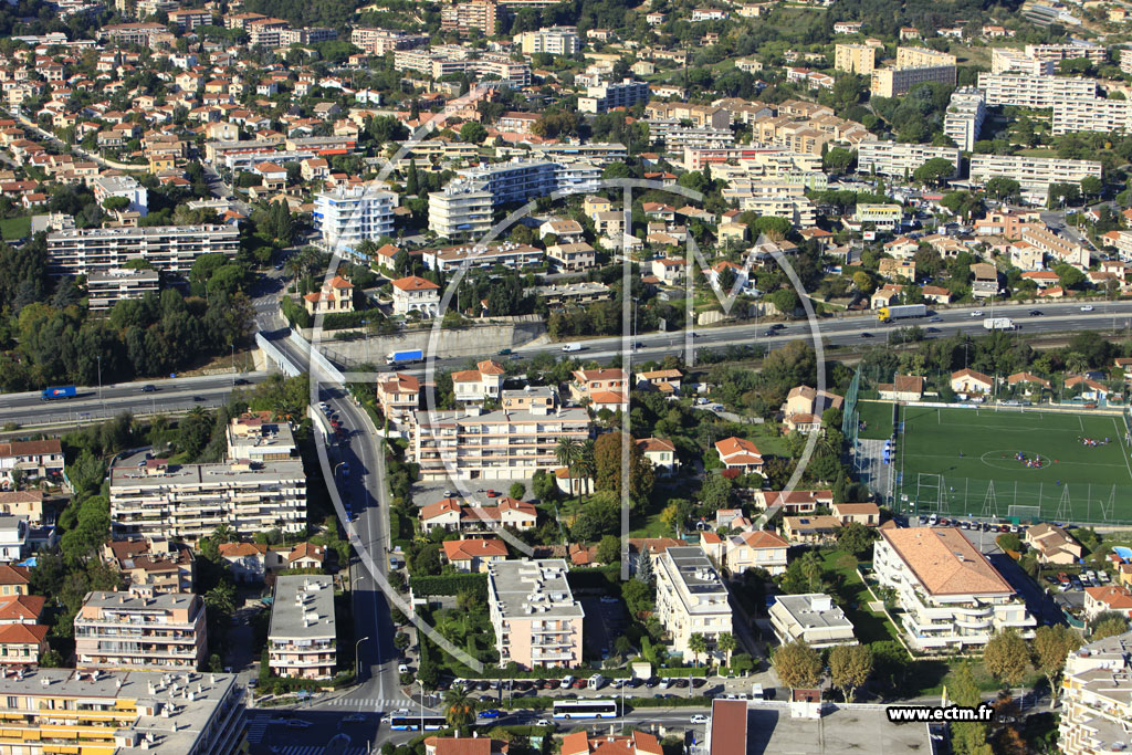 Photo arienne de Cagnes-sur-Mer (Avenue de Nice)