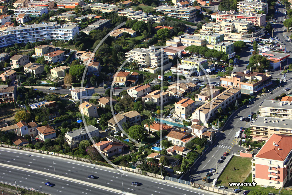 Photo arienne de Cagnes-sur-Mer (Avenue des Chnes)