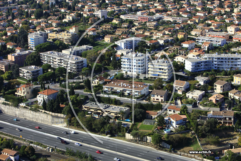 Photo arienne de Cagnes-sur-Mer (Avenue des Chnes)