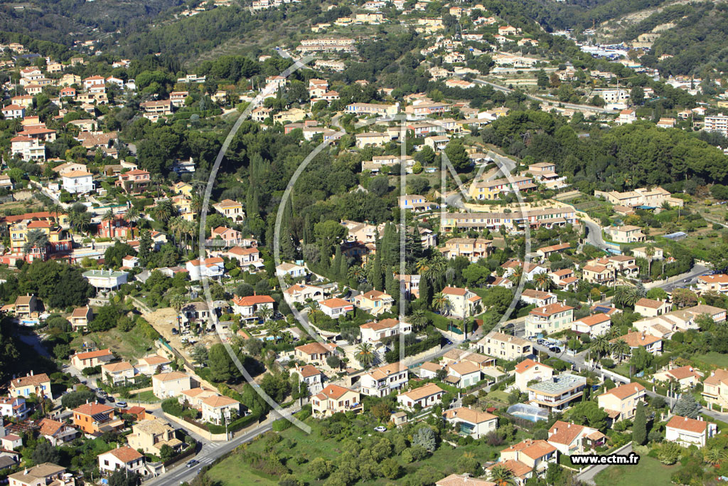 Photo arienne de Cagnes-sur-Mer (Avenue des Tuilires)