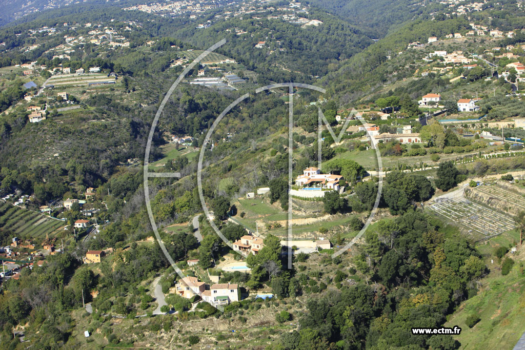 Photo arienne de Cagnes-sur-Mer (Chemin de la Maure)