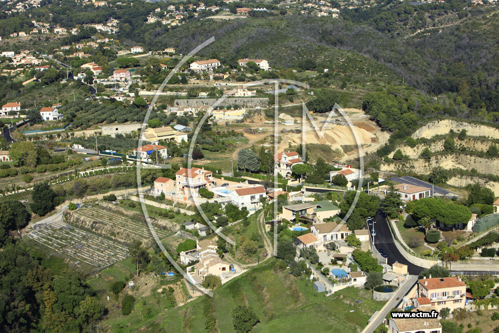 Photo arienne de Cagnes-sur-Mer (Chemin de la Maure)