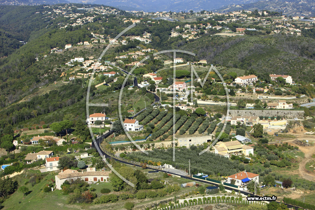 Photo arienne de Cagnes-sur-Mer (Chemin de la Maure)