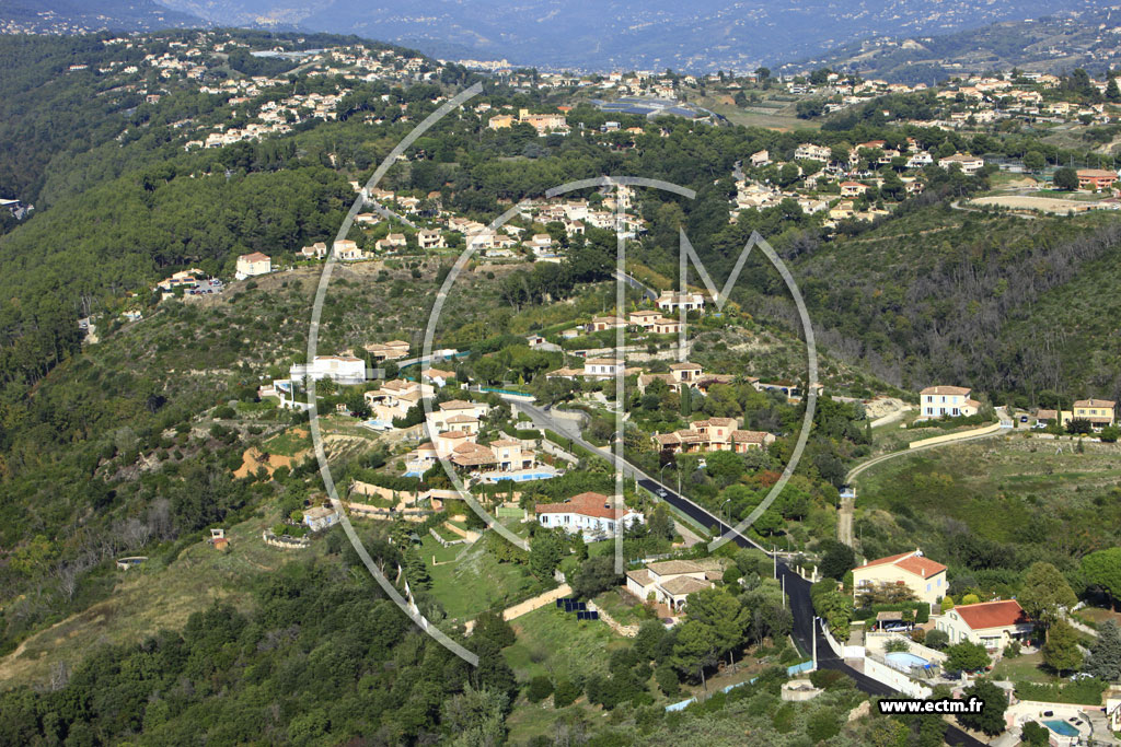 Photo arienne de Cagnes-sur-Mer (Chemin de la Maure)