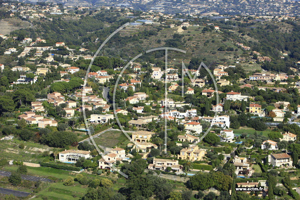 Photo arienne de Cagnes-sur-Mer (Chemin des Collettes)