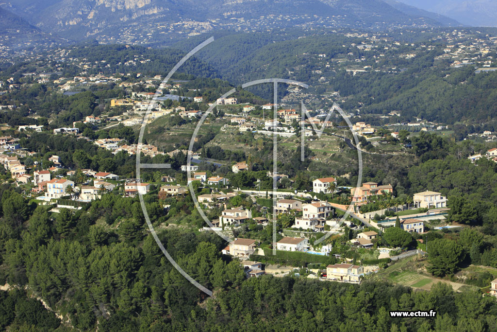 Photo arienne de Cagnes-sur-Mer (Chemin du Pain de Sucre)