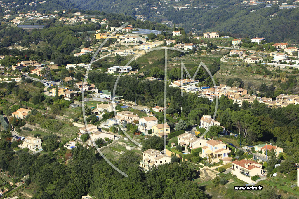 Photo arienne de Cagnes-sur-Mer (Chemin du Pain de Sucre)