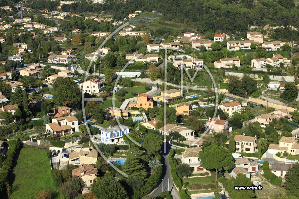 Photo arienne de Cagnes-sur-Mer (Impasse des Vallires)