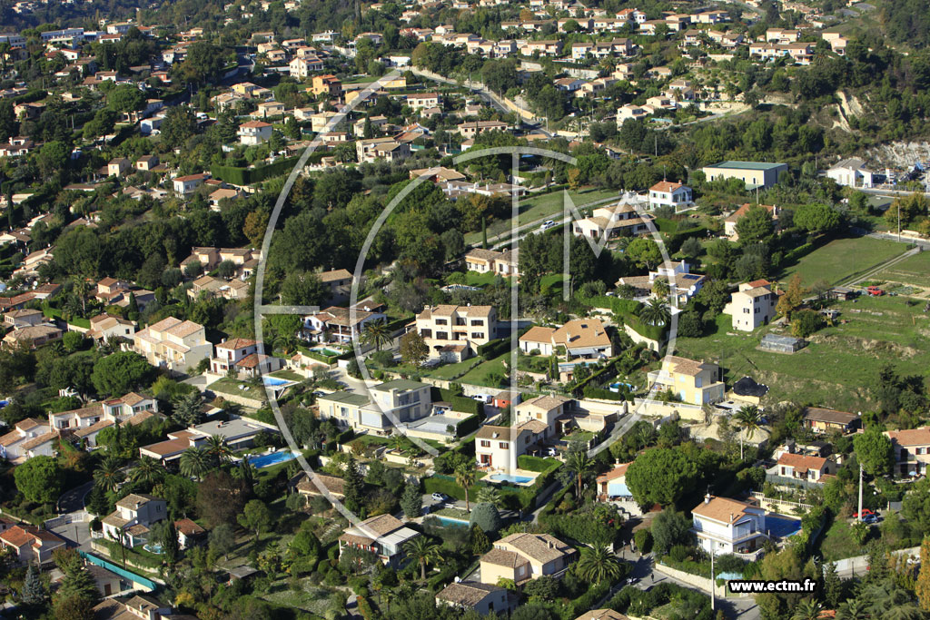 Photo arienne de Cagnes-sur-Mer (Route de France)