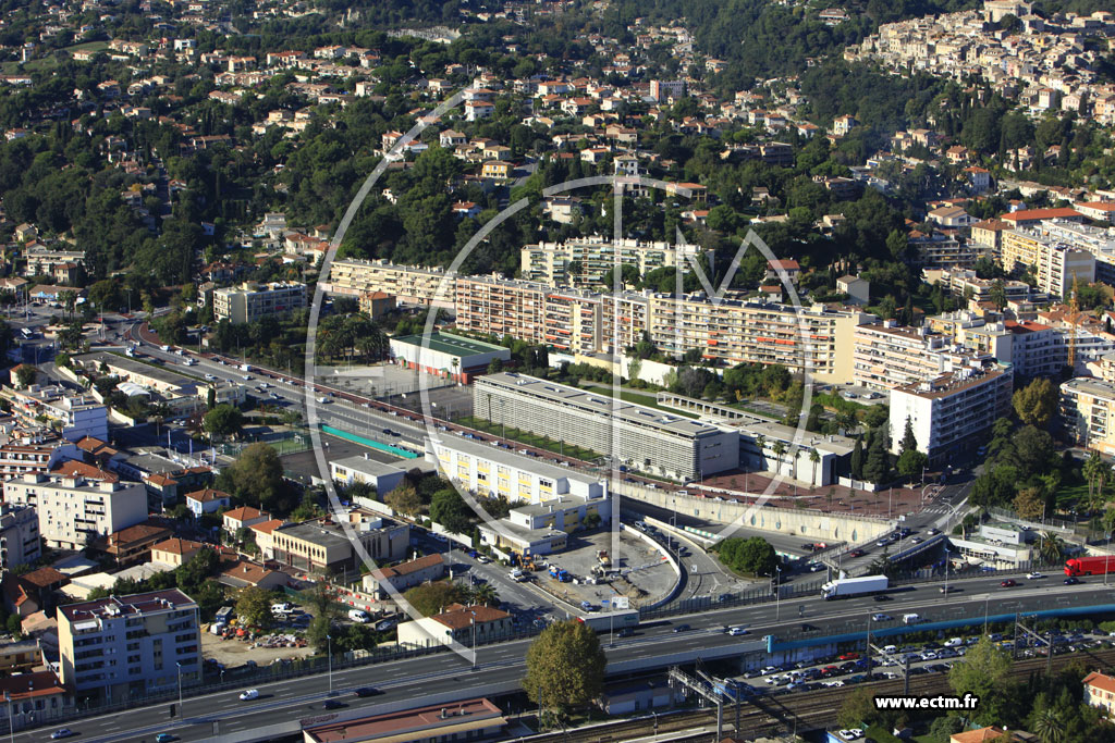 Photo arienne de Cagnes-sur-Mer (Rue Jules Verne)