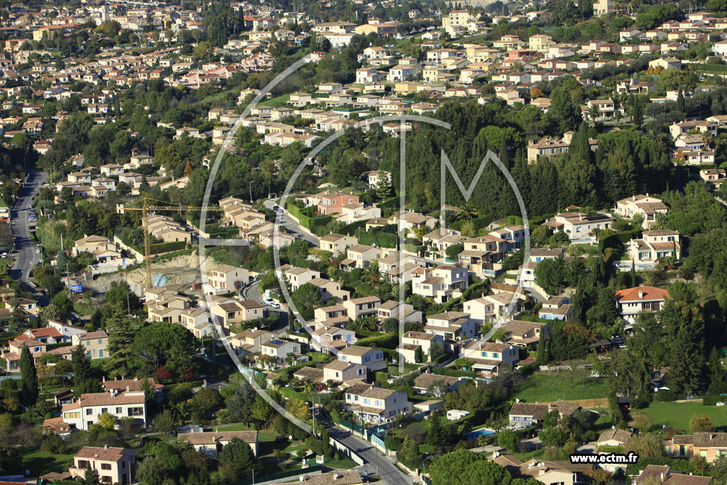 Photo arienne de La Colle-sur-Loup (Chemin de l'Escours)