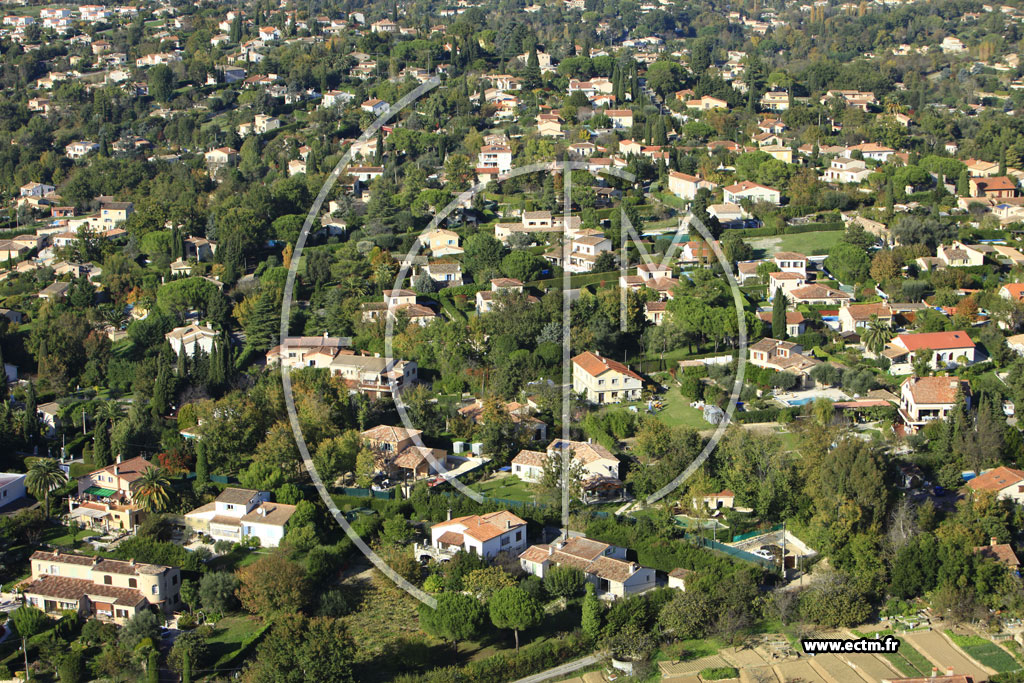 Photo arienne de La Colle-sur-Loup (Chemin de l'Espers)