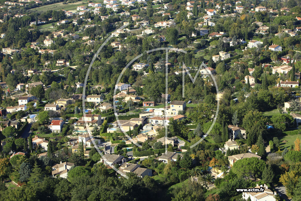 Photo arienne de La Colle-sur-Loup (Chemin des Caillades)