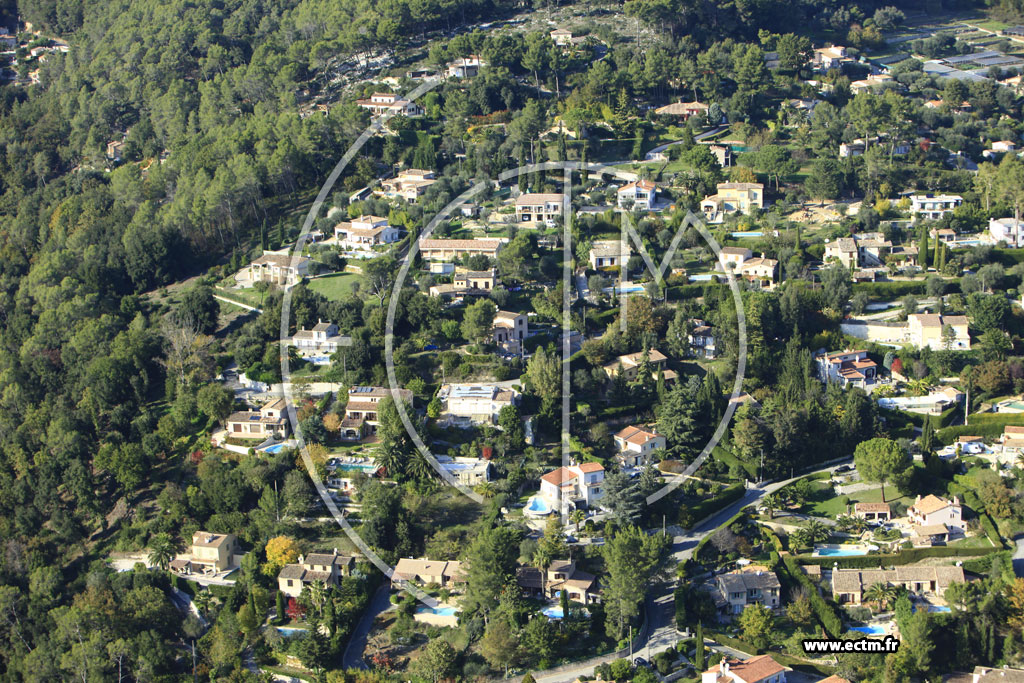 Photo arienne de La Colle-sur-Loup (Lotissement de l'Olivette Haut)