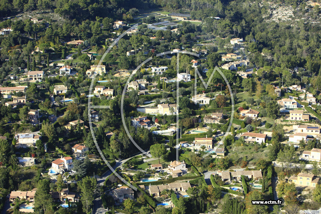 Photo arienne de La Colle-sur-Loup (Lotissement de l'Olivette Haut)