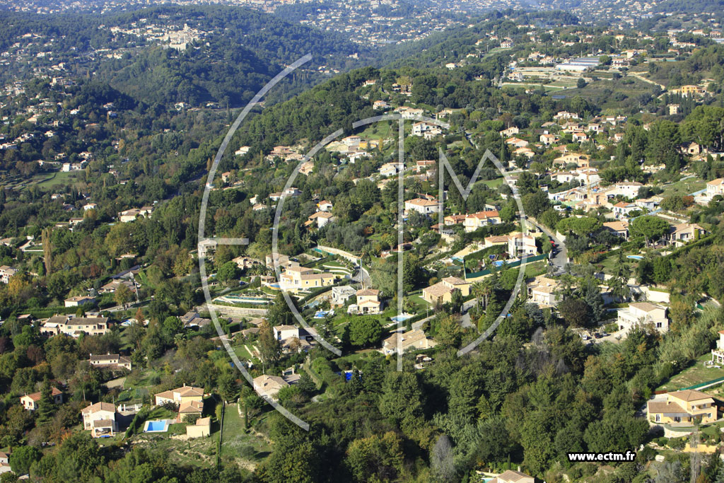 Photo arienne de Saint-Paul (Chemin du Puits Fleuri)