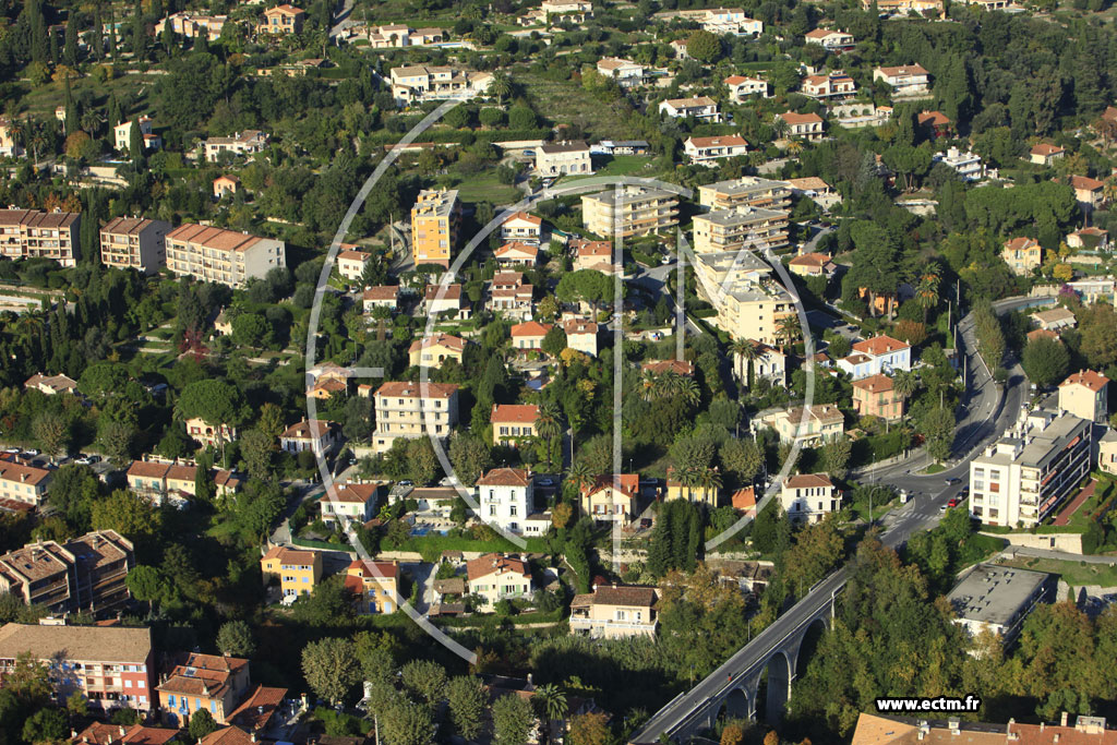 Photo arienne de Vence (Avenue du Marchal Joffre)