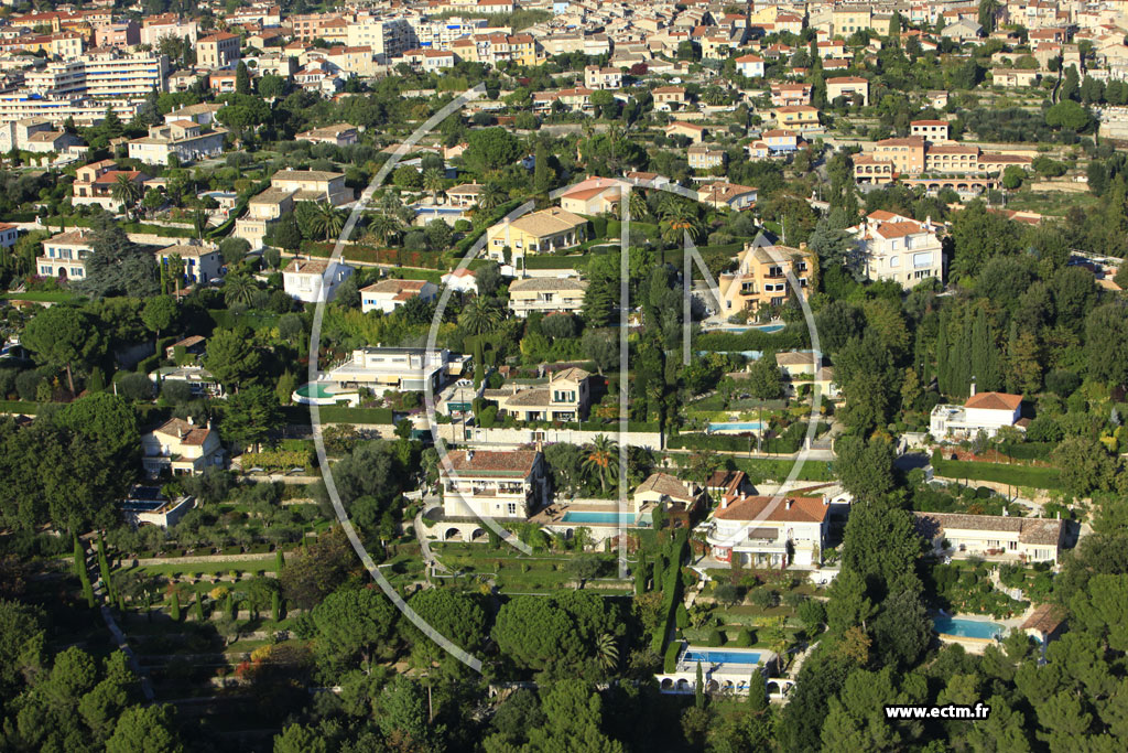 Photo arienne de Vence (Boulevard Joseph Ricord)