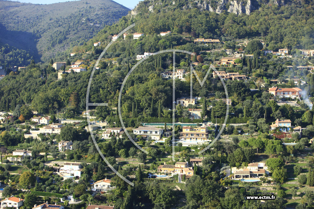 Photo arienne de Vence (Chemin du Riou)