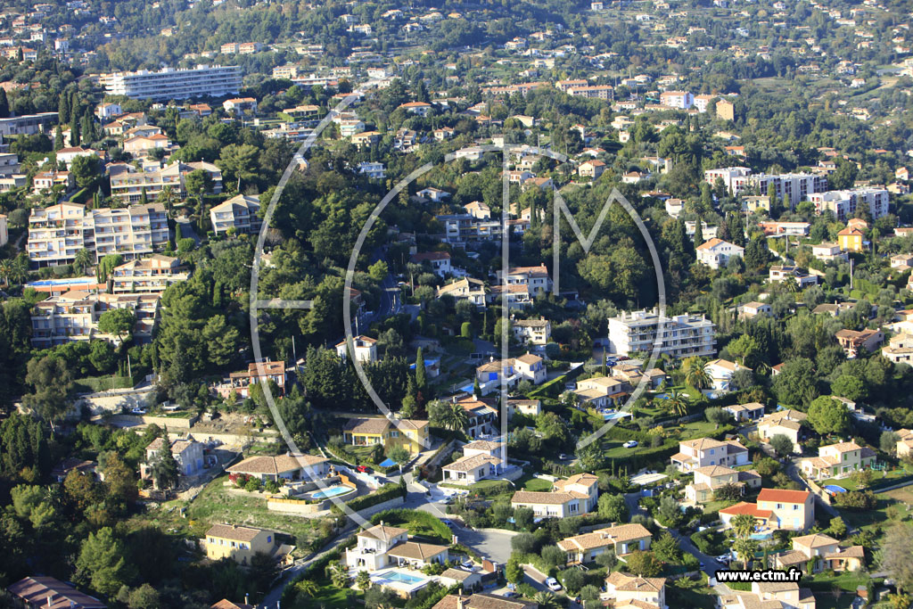 Photo arienne de Vence (Rsidences Venoises)